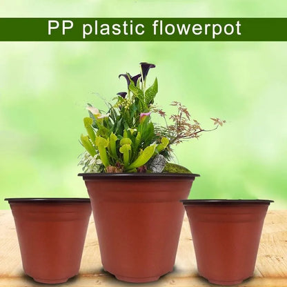 1Pc Plastic Grow Box Fall Resistant Tray for Home Garden Plant Flower Transplant Pots Nursery Pot Home Vegetation Tools 5 Size
